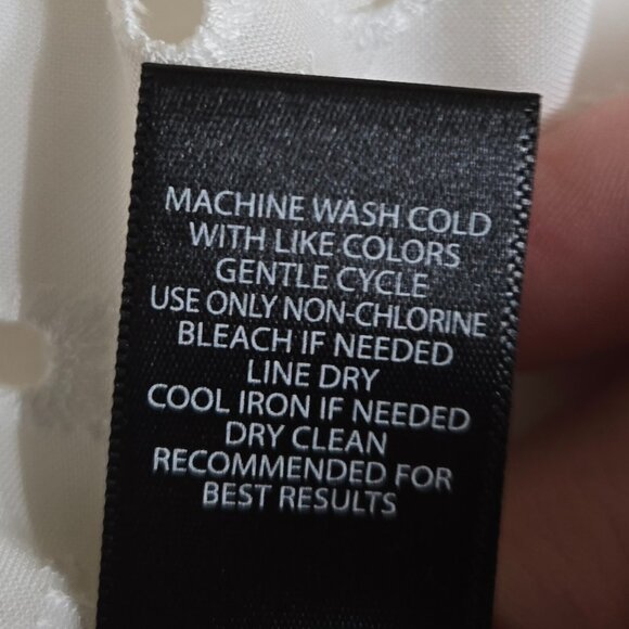 725-25 Torrid White Cotton Eyelet Maxi Kimono Duster Size 2X 18/20 - Picture 8 of 10